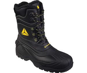 Delta-Plus Eskimo Mens Waterproof Tall Safety Composite Toe/Midsole Boots , Black, 9 UK