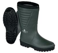Delta Plus Frost OB SRA Working Wellington Boots - Slip Resistant - Color: Green-Black - Size: 4