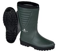 Delta Plus Frost OB SRA Working Wellington Boots - Slip Resistant - Color: Green-Black - Size: 5