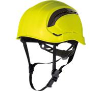 Delta Plus Safety Helmet GRANITE WIND - Vented ABS, Rotor Adjustment, Adjustable, Yellow