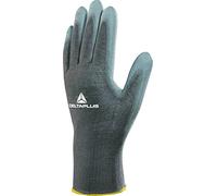 Delta plus High Tech Gloves - Polyamide Palm Polyurethane Grey Size 8