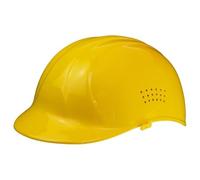 Delta Plus Independence Cap MRT with 4-Point MegaRatchet Suspension, 4-Point Chin Strap, Durable Safety Helmet, ANSI-ISEA Z89.1 Certified, Yellow (WEL19782YE)