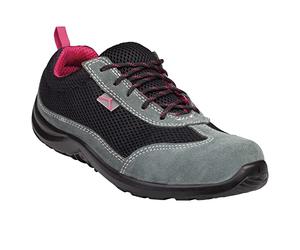 Delta plus Ladies Como - Safety Trainers - Black/Pink - Size 6