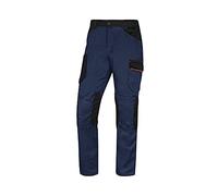 Delta Plus M2PA3STR - MACH2 Multi Pocket Stretch Fabric Work Trousers - Navy Blue-Orange - Large