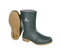 DELTA PLUS Men's Deltaplus Groundmc OB SRA Working Half Wellington Boots Industrial, Green-Beige, 8 UK