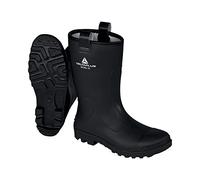 Delta Plus Nickels5 CI SRC Safety Half Wellington Boots - Slip Resistant - Color: Black - Size: 9