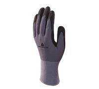 Delta plus Nitrile Polyester Glove Set Grey/Black Size 10 (1Pair)