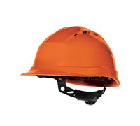 Delta Plus Quartz Rotor Ventilated Safety Work Helmet Orange (One Size)