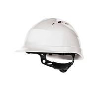 Delta Plus Quartz Rotor Ventilated Safety Work Helmet White (One Size)