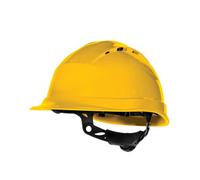 Delta Plus Quartz Rotor Ventilated Safety Work Helmet Yellow (One Size)