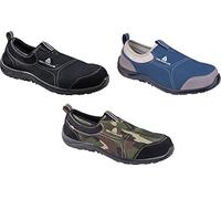 Delta Plus Shoes - Shoe Polyester Cotton Sole Polyurethane Size 11 UK Grey Blue