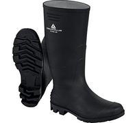 Delta Plus Stone OB SRA Working Wellington Boots - Slip Resistant - Color: Black - Size: 9