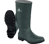 Delta Plus Stone OB SRA Working Wellington Boots - Slip Resistant - Color: Green-Black - Size: 13