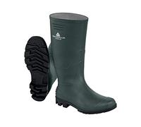 Delta Plus Stone OB SRA Working Wellington Boots - Slip Resistant - Color: Green-Black - Size: 7