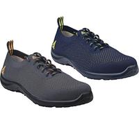 Delta plus Unisex Summer Fire and Safety Shoe, Grey Orange, 6.5 UK