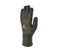 Delta Plus VV731NO10 Polycotton Para-Aramid Knitted Gloves Latex Coated Palm Black Size 10/XLarge