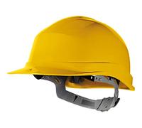 Delta Plus ZIRC1JA Zircon - Safety Helmet, Un-Vented with Manual Adjustment - Yellow - Adjustable