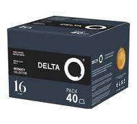 Delta Q coffee capsules 40 UNIQ - intensity 16 - compatible with Delta coffee machine