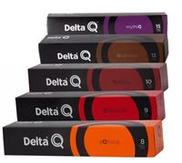 Delta Q Coffee Capsules Variety Collection Pack |10 Activus | 10 Mythiq | 10 Qharacter | 10 Qalidus | 10 Qharisma
