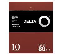 Delta Q Qalidus Intensity 10 Coffee Pods for Delta Q Machines, 80 Capsules | Compatible with Delta Q Machines, Intense Espresso with Caramel Notes, Made in Portugal