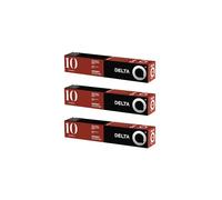 Delta Q10 Qalidus Coffee Capsules - Pack 3 X 10 Units, Intensity 10/15, with Caramel Notes