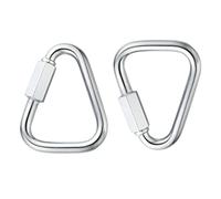 Delta Quick Link Triangle Locking Carabiner 3/8" M10 10MM 2PCS