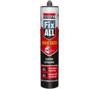 Delta Soudal Fix All High Tack Black 290Ml Cartridge Professional Adhesive Sealant