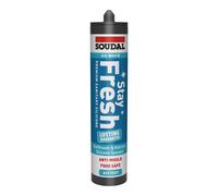 Delta Soudal Stay Fresh San Sil Ice White Silicone Sealant 290Ml