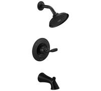 Delta T14432-BL Woodhurst Tub Shower Trim, Matte Black