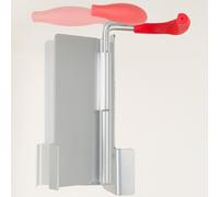 Delta Wall Mount Bike Rack - Silver