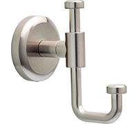 Delta Westdale (1-Pack) Towel Hooks SpotShield Brushed Nickel Single Bathroom Hooks Wall Mounted for Robes & Towels Hand Towel Hook Holder Kitchen, Bathroom Accessories WSD35-BN