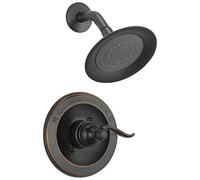 Delta Windemere Single-Function Shower Trim Kit with Single-Spray Shower Head, Oil Rubbed Bronze BT14296-OB (Valve Not Included)