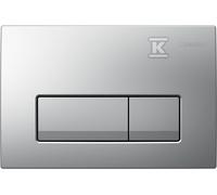 Delta50 Flush Button, Front, Matt Chrome 115.119.46.1