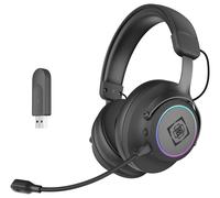 Deltaco DH440 PS5, PS4, PC Wireless RGB Gaming Headset Black