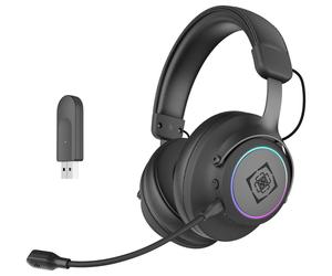 Deltaco DH440 PS5, PS4, PC Wireless RGB Gaming Headset Black