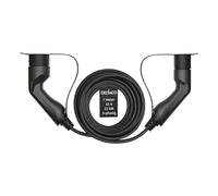 DELTACO EV Charging Cable, Type 2 to Type 2, Charge Mode 3, Three Phase, Intensity 32A, Power 22KW, Standard IEC 62196-2, Black, 3 Year Warranty - Length 7 m