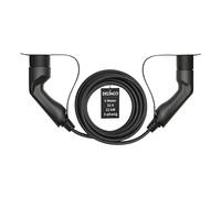 DELTACO EV Charging Cable, Type 2 to Type 2, Charge Mode 3, Three Phase, Intensity 32A, Power 22KW, Standard IEC 62196-2, Black, 3 Year Warranty - Length 5 m
