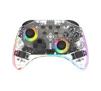 Deltaco GAM-198-T RGB Nintendo Switch 2 Wireless Controller - Clear