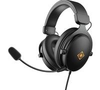 Deltaco Gaming Headset Protein Leather 3.5 mm Connector Black