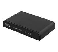 Deltaco HDMI 245 Prime HDMI Splitter 1 In 2 Out HDMI 2.0, 4 K UHD Black