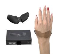 DELTAHUB Carpio 2.0 - Left-Handed Truly Ergonomic Wrist Rest for Mouse, Carpal Tunnel Support, Pain Relief, Anti-Fatigue, Easy Glide, Sleek, Office Computer, Laptop, Gaming - Large, Grey