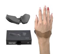 DELTAHUB Carpio 2.0 - Right-Handed Truly Ergonomic Wrist Rest for Mouse, Carpal Tunnel Support, Pain Relief, Anti-Fatigue, Easy Glide, Sleek, Office Computer, Laptop, Gaming - Small, Grey