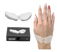 DELTAHUB Carpio 2.0 - Right-Handed Truly Ergonomic Wrist Rest for Mouse, Carpal Tunnel Support, Pain Relief, Anti-Fatigue, Easy Glide, Sleek, Office Computer, Laptop, Gaming - Large, White