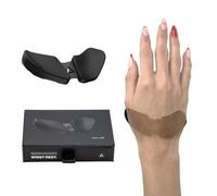 DELTAHUB Carpio 2.0 - Right-Handed Truly Ergonomic Wrist Rest for Mouse, Carpal Tunnel Support, Pain Relief, Anti-Fatigue, Easy Glide, Sleek, Office Computer, Laptop, Gaming - Large, Grey