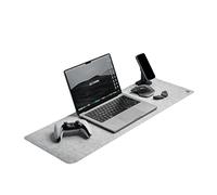 DELTAHUB - Minimalistic Felt Desk Protective Pad, Anti-Fray, Anti-Slip, Easy to Clean, Easy Glide, Long Lasting, Sleek Design, Comfortable, Resistant, Desk Mat, PC, Mac, Laptop - Medium (12x35inch)