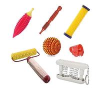 Deltakart EG234 Acupressure Massager Combo Tools Set For Stress and Pain Relief (Natural Care) (Pack of 7) Massager (Multicolor)
