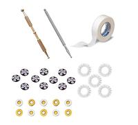 Deltakart MG328 Magnetic Therapy Tools Combo Kit With Su-jok Jimmy-Steel & Brass Cut & Finger Rings Set & Five Star & Chakara Magnets Massager (Multicolor)