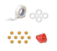 Deltakart MS437 Acupressure Su-jok Tools Set (Magnet Therapy) Contain Byol Magnet, Finger Rings, Thumb Jimmy & Paper Tape (Pack of 4)