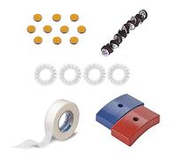 Deltakart MS448 Acupressure Magnet Therapy Tools Combo SetByol, Star, ENT Magnets & Sujok Finger Ring & Paper Tape (Pack of 5)