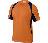 Deltaplus BALIOMXG T-Shirt 100% Polyester, Orange/Navy, Size XL